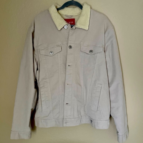 Guess White Denim Jacket - Picture 1 of 3